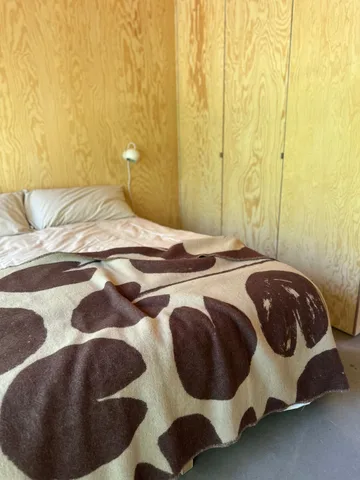 Water lilies pledd 130x220 cm - Brown - Fine Little Day