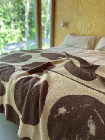 Water lilies pledd 130x220 cm - Brown - Fine Little Day