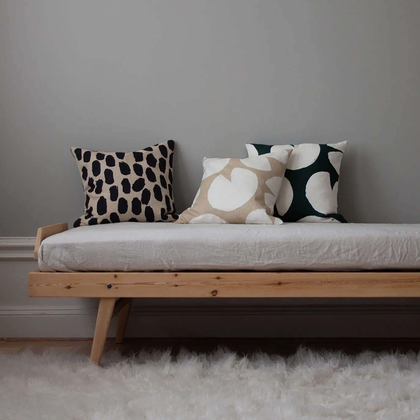 Water lilies putetrekk, beige-hvit Fine Little Day