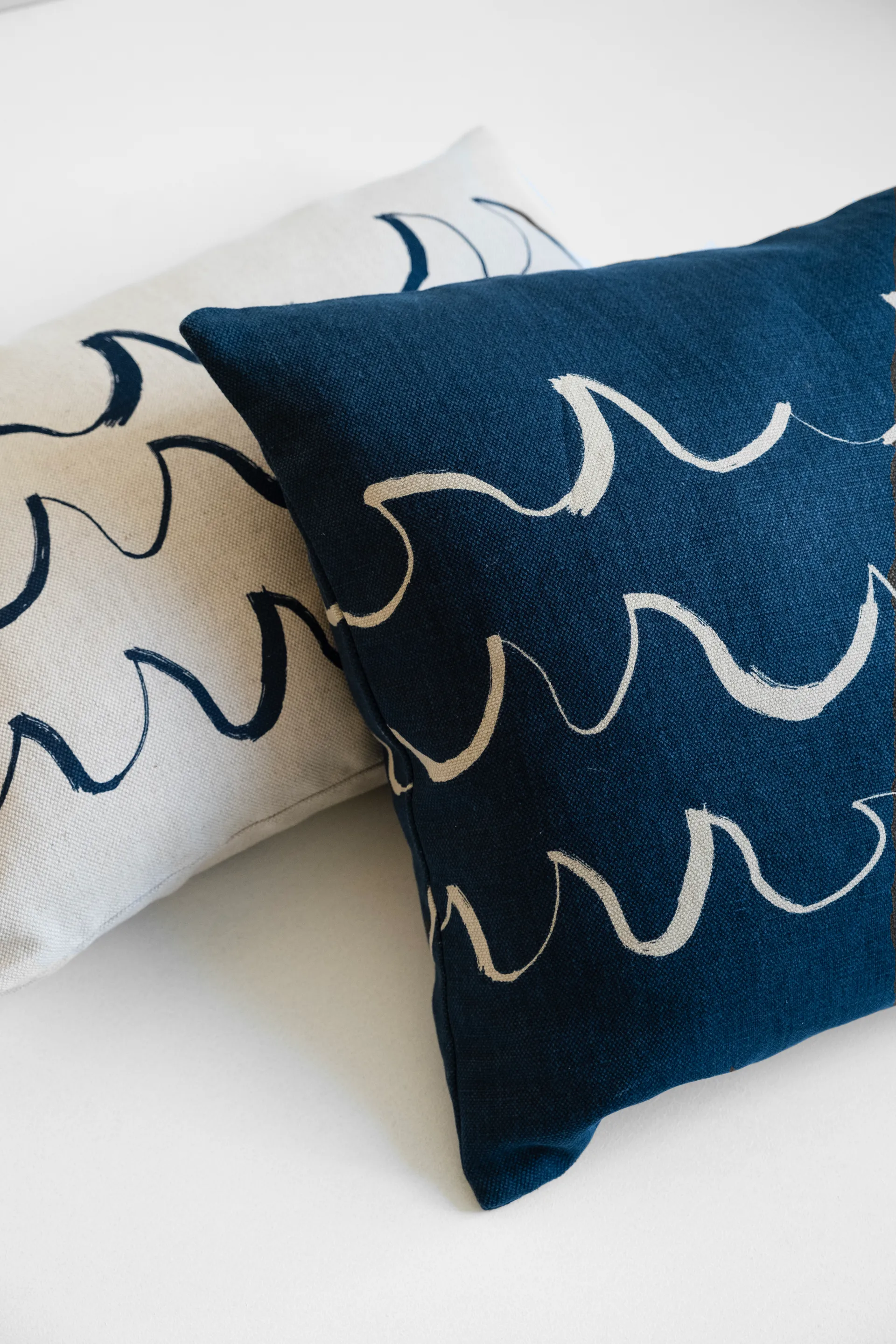 Wave putetrekk 48x48 cm, Blue Fine Little Day