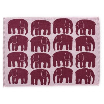 Elefantti håndkle 50 x 70 cm - Vinrød-rosa - Finlayson