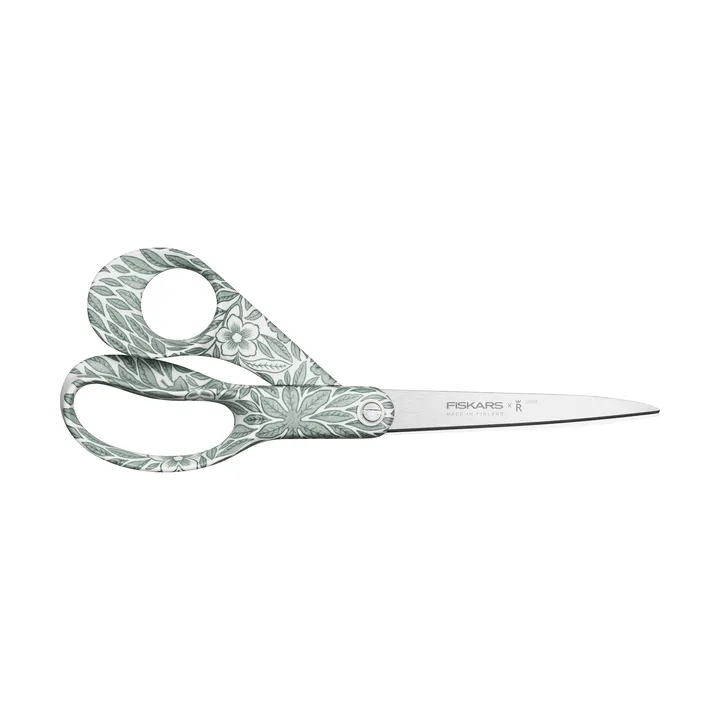 Fiskars x Rörstrand universalsaks - Ostindia Floris grønn, 21 cm - Fiskars