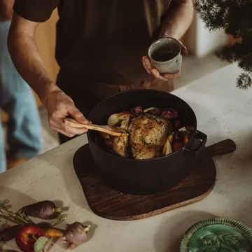 Folken kasserolle - Med lokk, 6 l - Fiskars