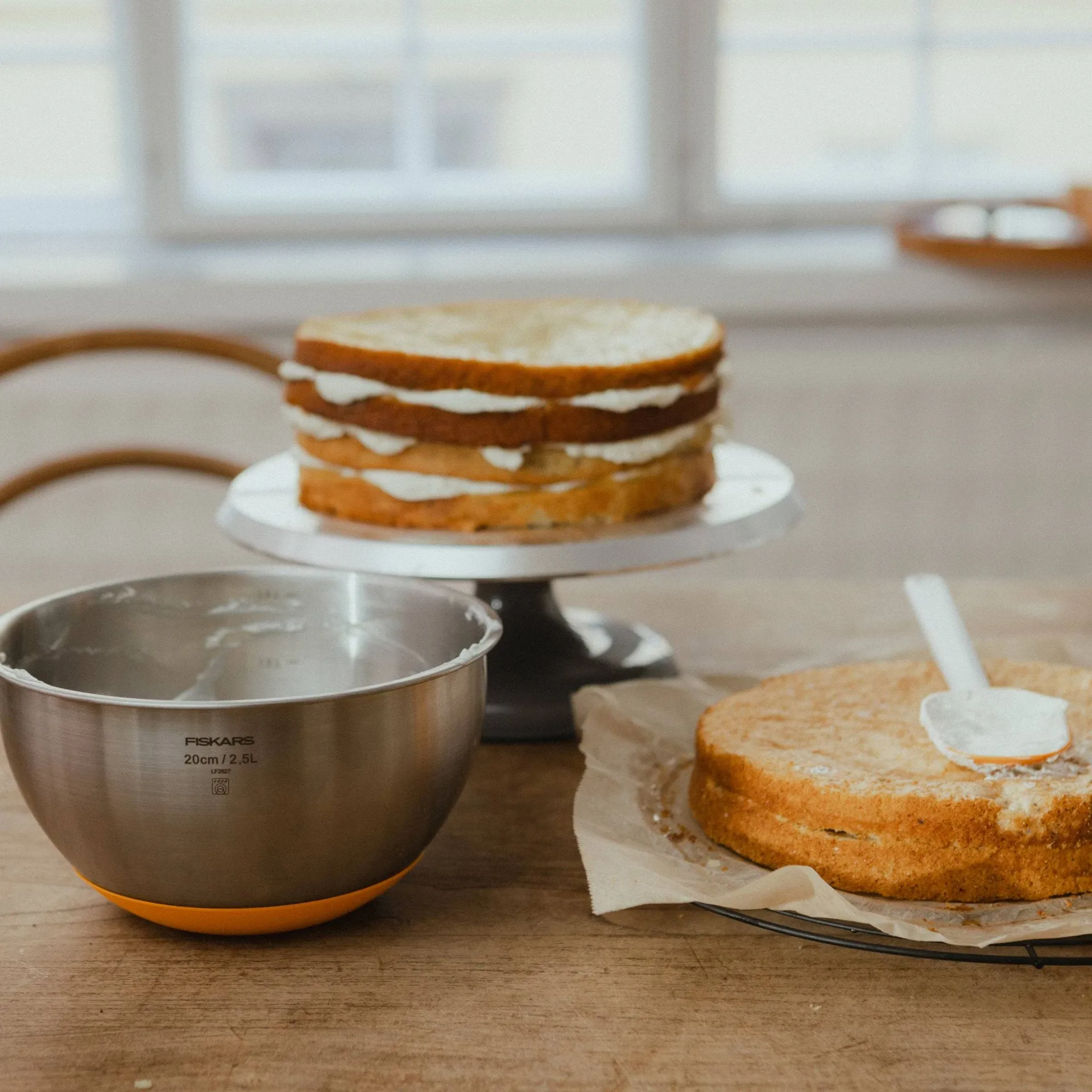 Functional Form bakebolle, Rustfritt stål, 2,5 l Fiskars