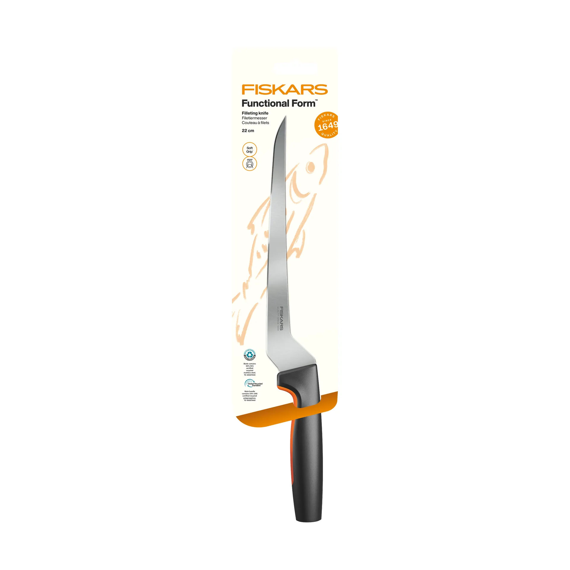Fiskars Functional Form filekniv Rustfritt stål