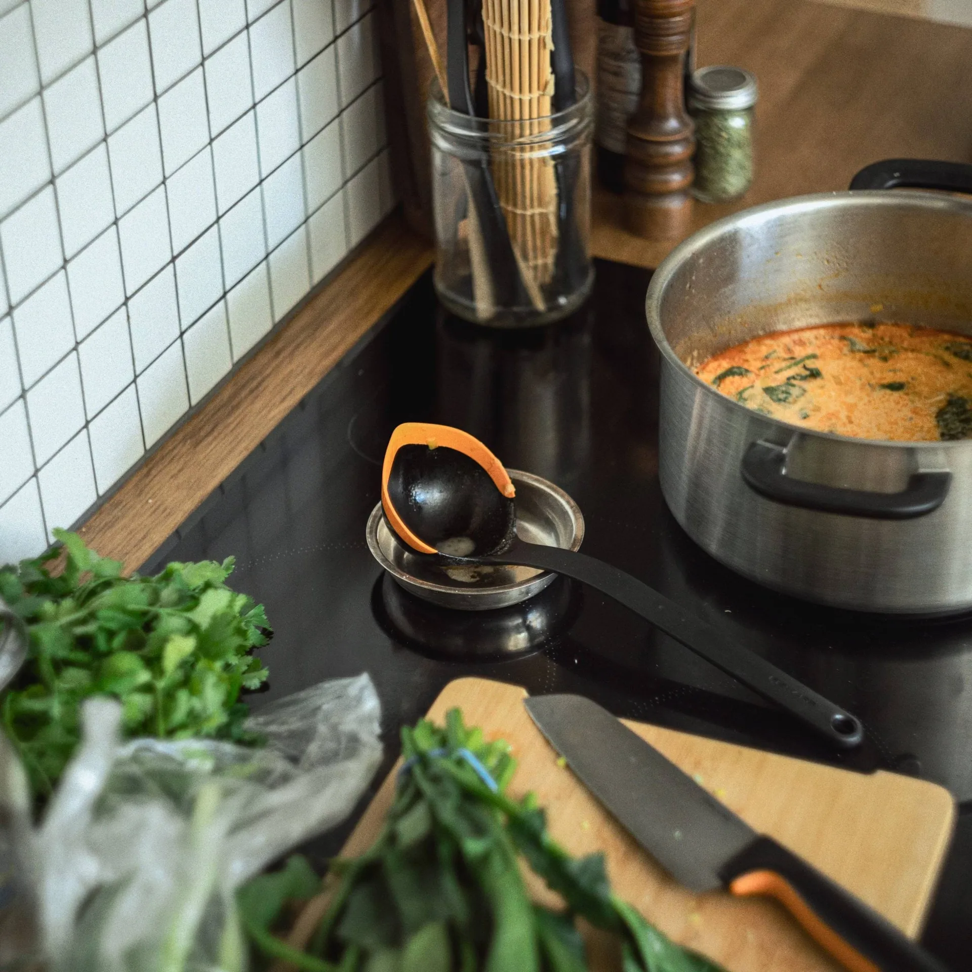 Functional Form suppesleiv, Svart-oransje, 36,2 cm Fiskars