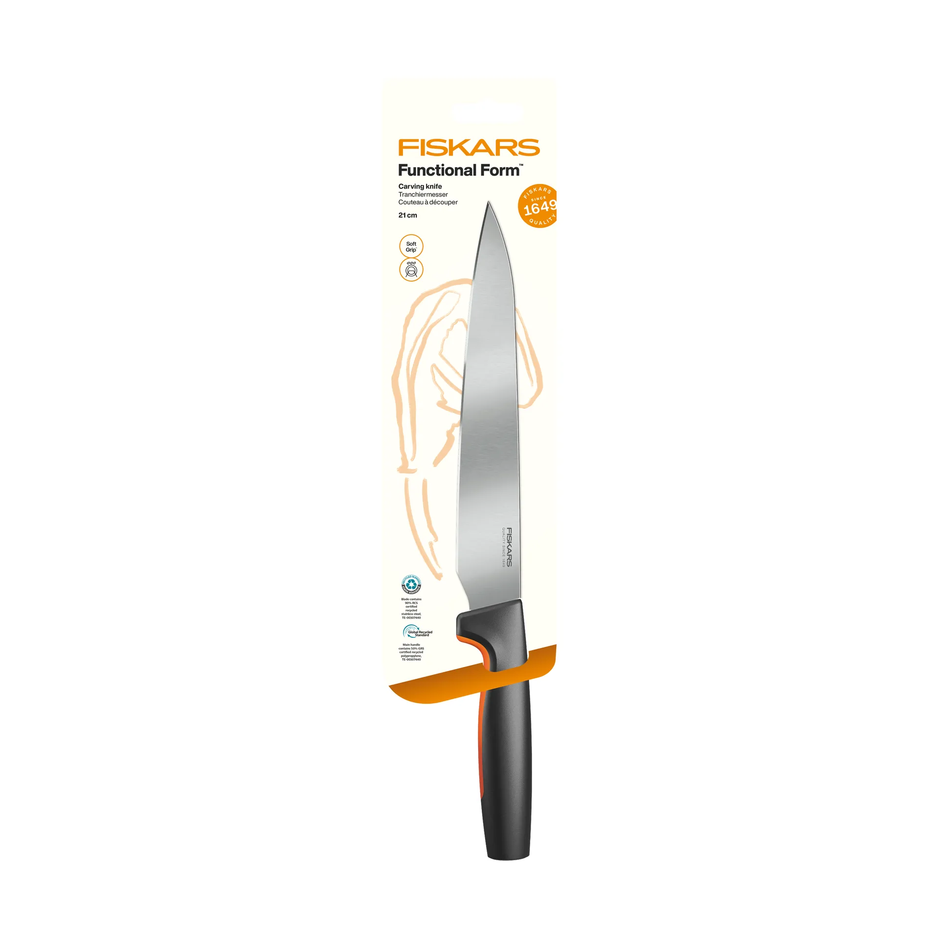 Fiskars Functional Form trancherkniv Rustfritt stål