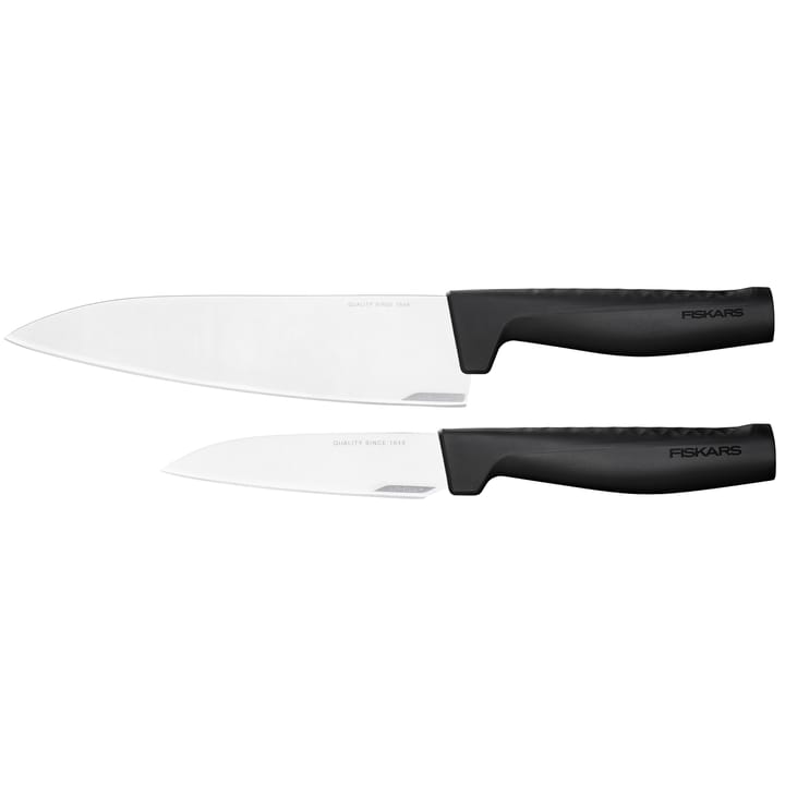 Hard Edge knivsett kokkekniv og grønnsakskniv - 2 deler - Fiskars