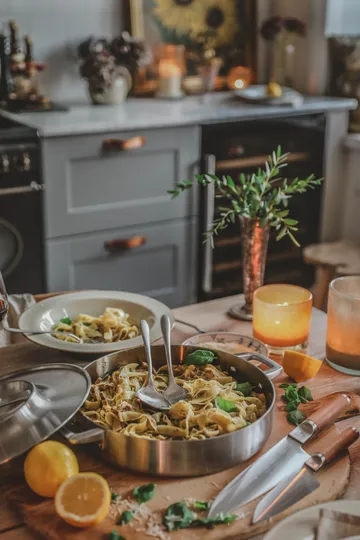 Norden ildfat form rustfritt stål - 28 cm - Fiskars