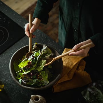 Norden skje 2-pakning - Eik-rustfritt stål - Fiskars