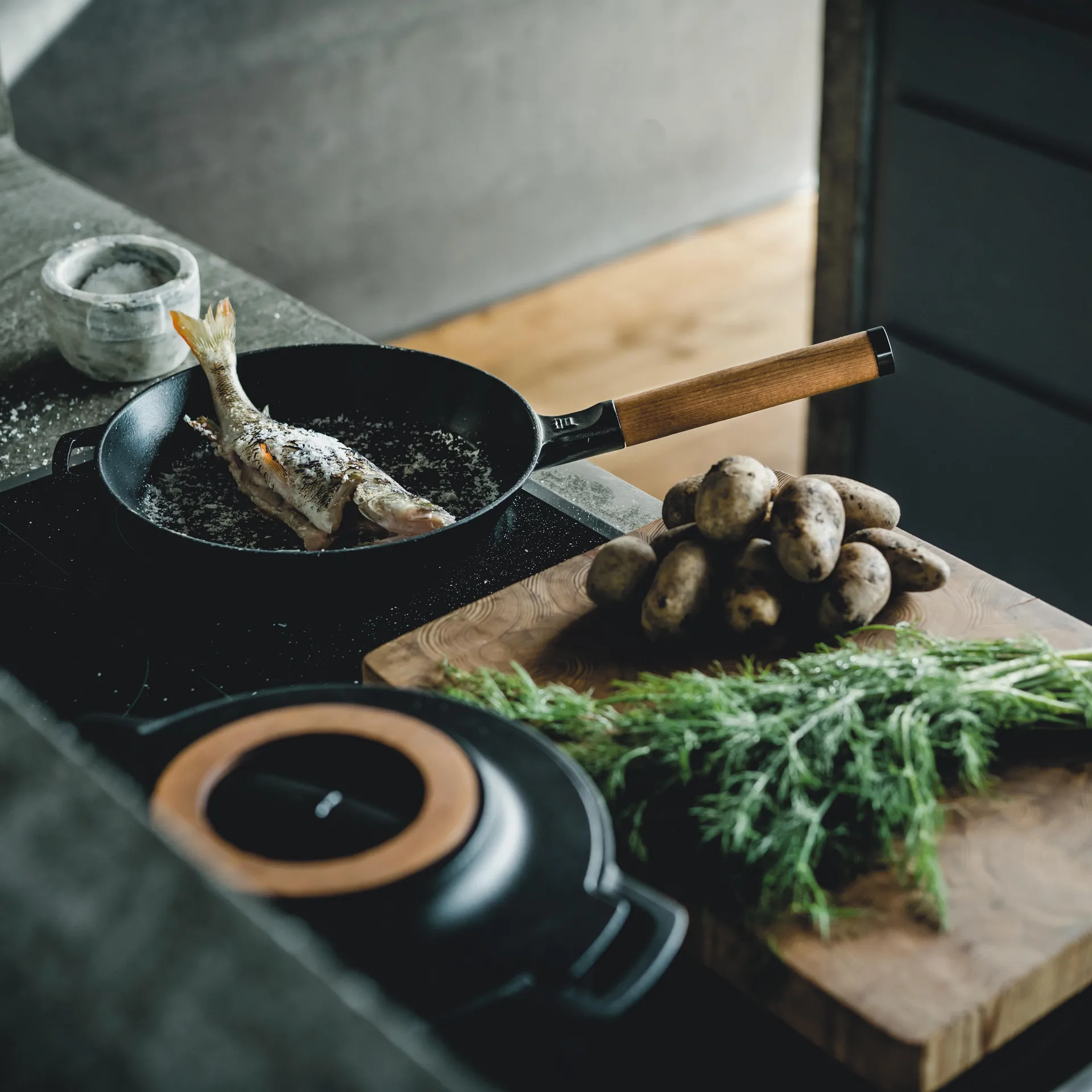 Norden støpejernspanne, 26 cm Fiskars