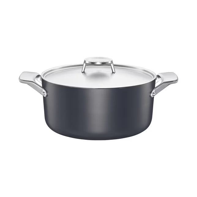 Taiten gryte med lokk 3,5 l Svart