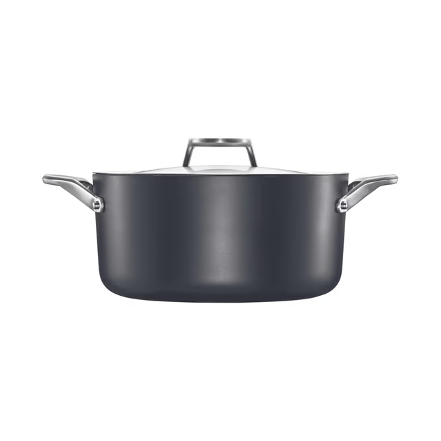 Taiten gryte med lokk 3,5 l, Svart Fiskars