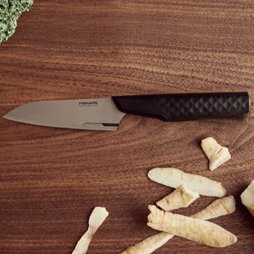 Titanium grønnsakkniv 10 cm - Svart - Fiskars