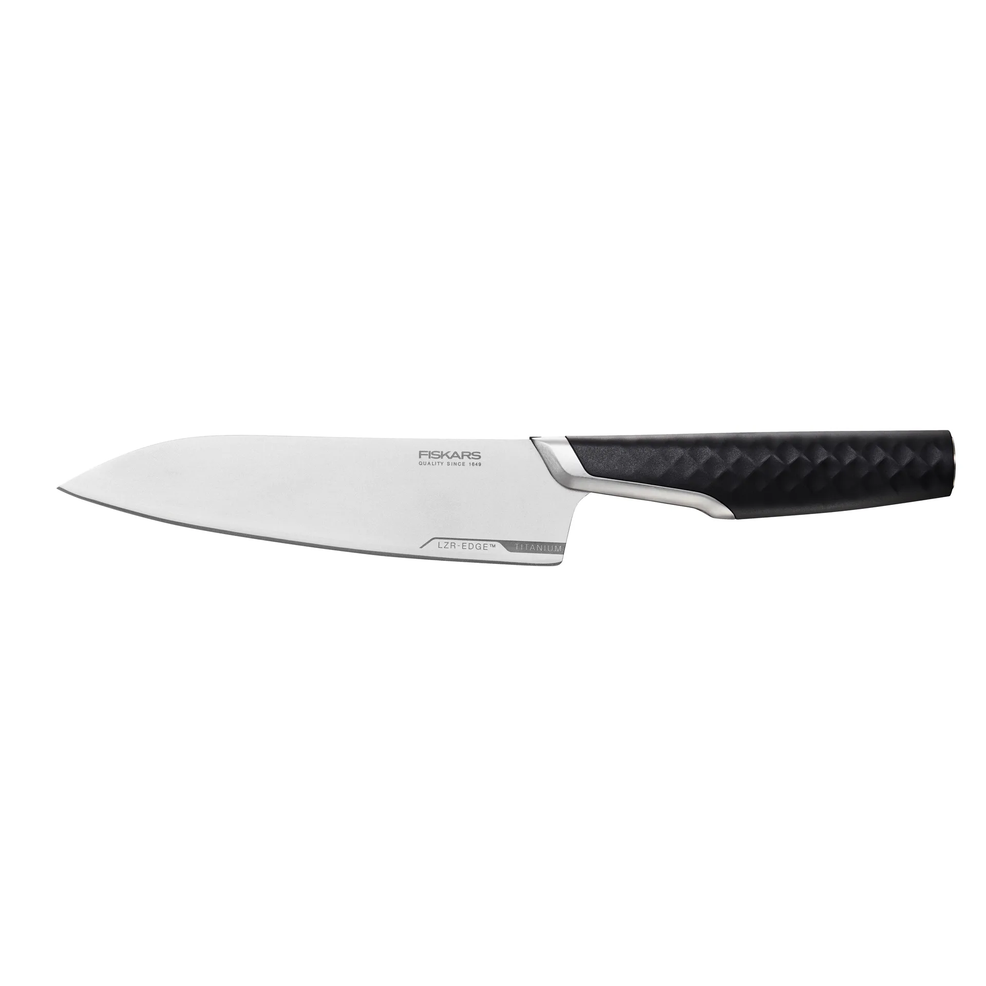 Titanium kokkekniv 16 cm, Svart Fiskars