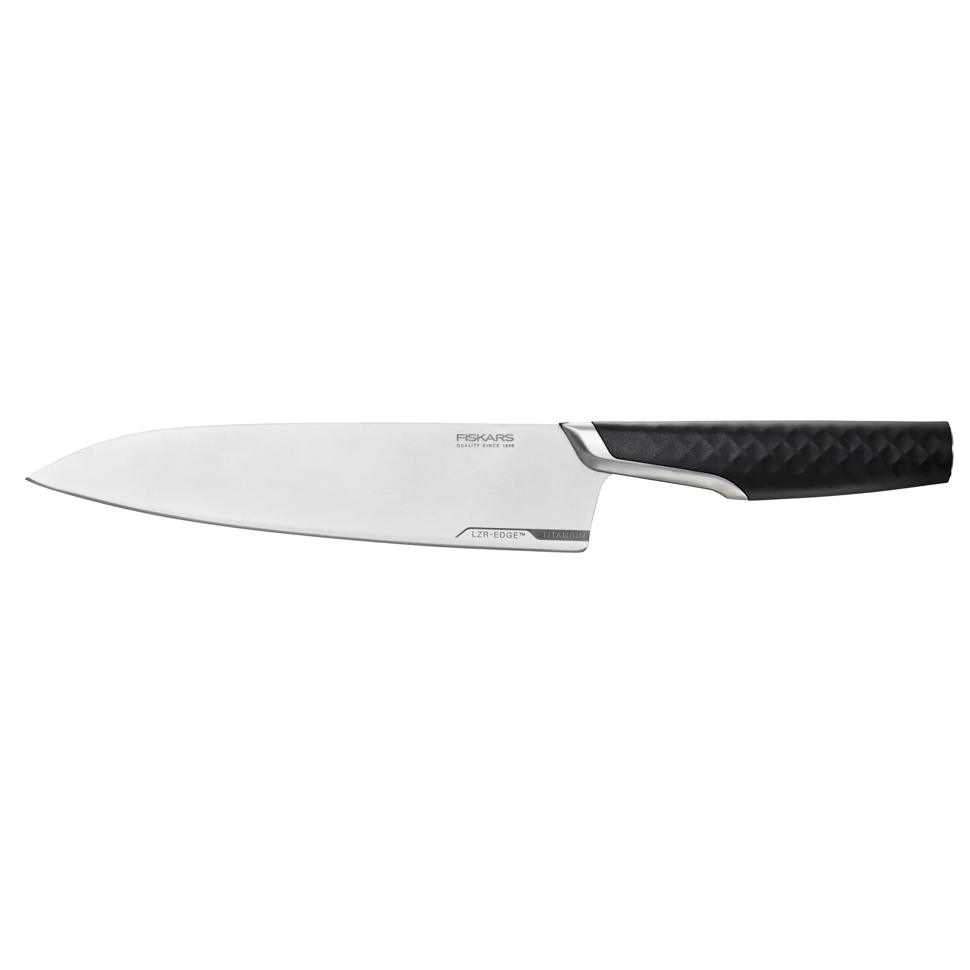 Titanium kokkekniv 20 cm, Svart Fiskars