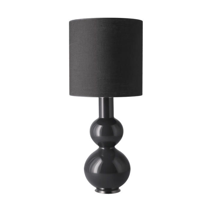 Augusta bordlampe grå lampefot - Lino Negro M - Flavia Lamps