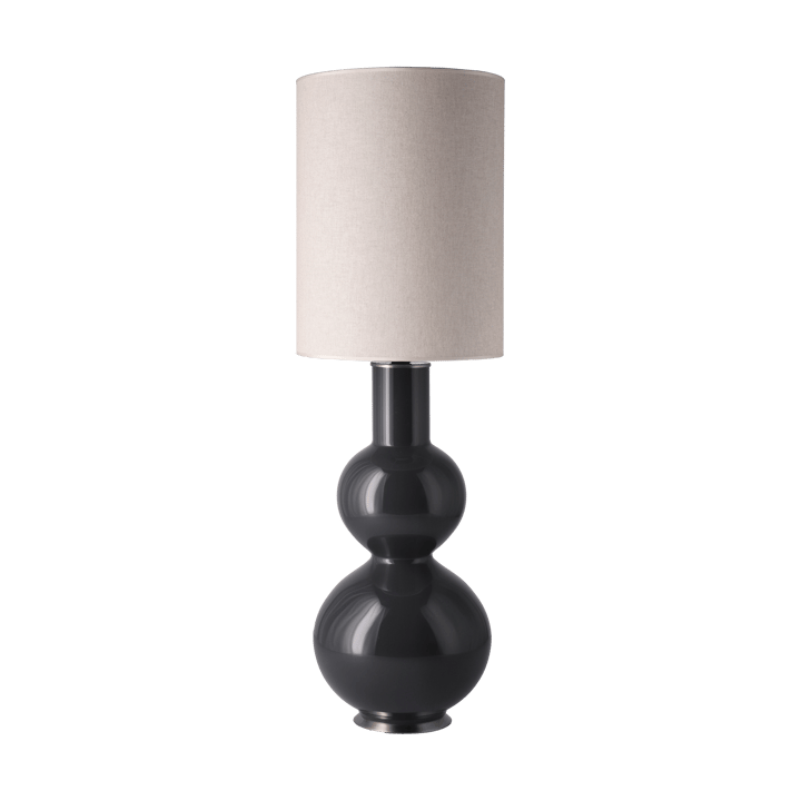 Augusta bordlampe grå lampefot - Milano Tostado L - Flavia Lamps