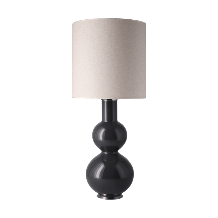 Augusta bordlampe grå lampefot - Milano Tostado M - Flavia Lamps