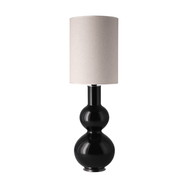 Augusta bordlampe svart lampefot - Milano Tostado L - Flavia Lamps