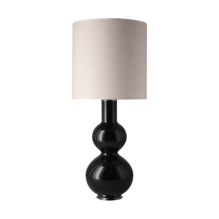Augusta bordlampe svart lampefot - Milano Tostado M - Flavia Lamps