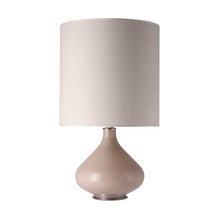 Flavia bordlampe beige lampefot - Milano Tostado M - Flavia Lamps