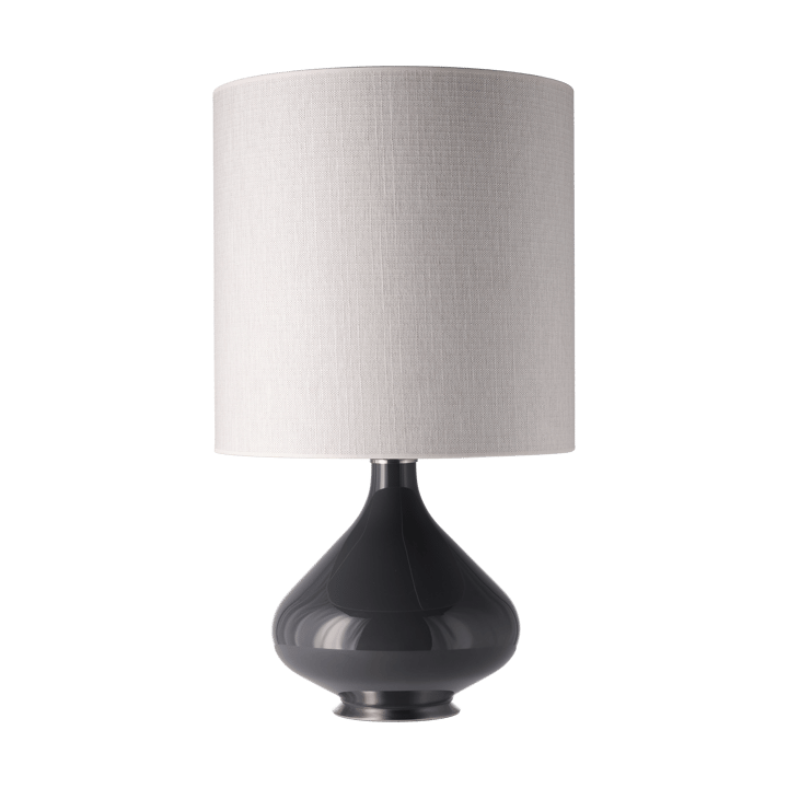 Flavia bordlampe grå lampefot - Babel Beige M - Flavia Lamps