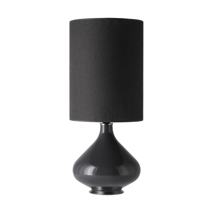 Flavia bordlampe grå lampefot - Lino Negro L - Flavia Lamps