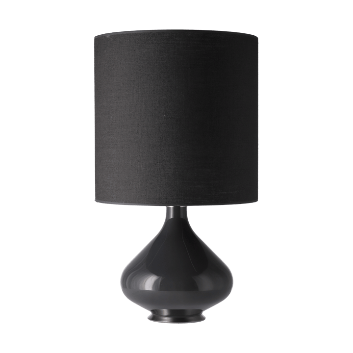 Flavia bordlampe grå lampefot - Lino Negro M - Flavia Lamps