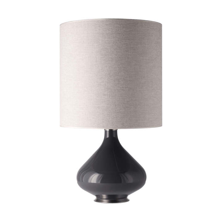 Flavia bordlampe grå lampefot - London Beige M - Flavia Lamps