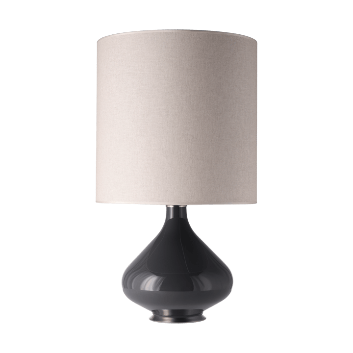 Flavia bordlampe grå lampefot - Milano Tostado M - Flavia Lamps