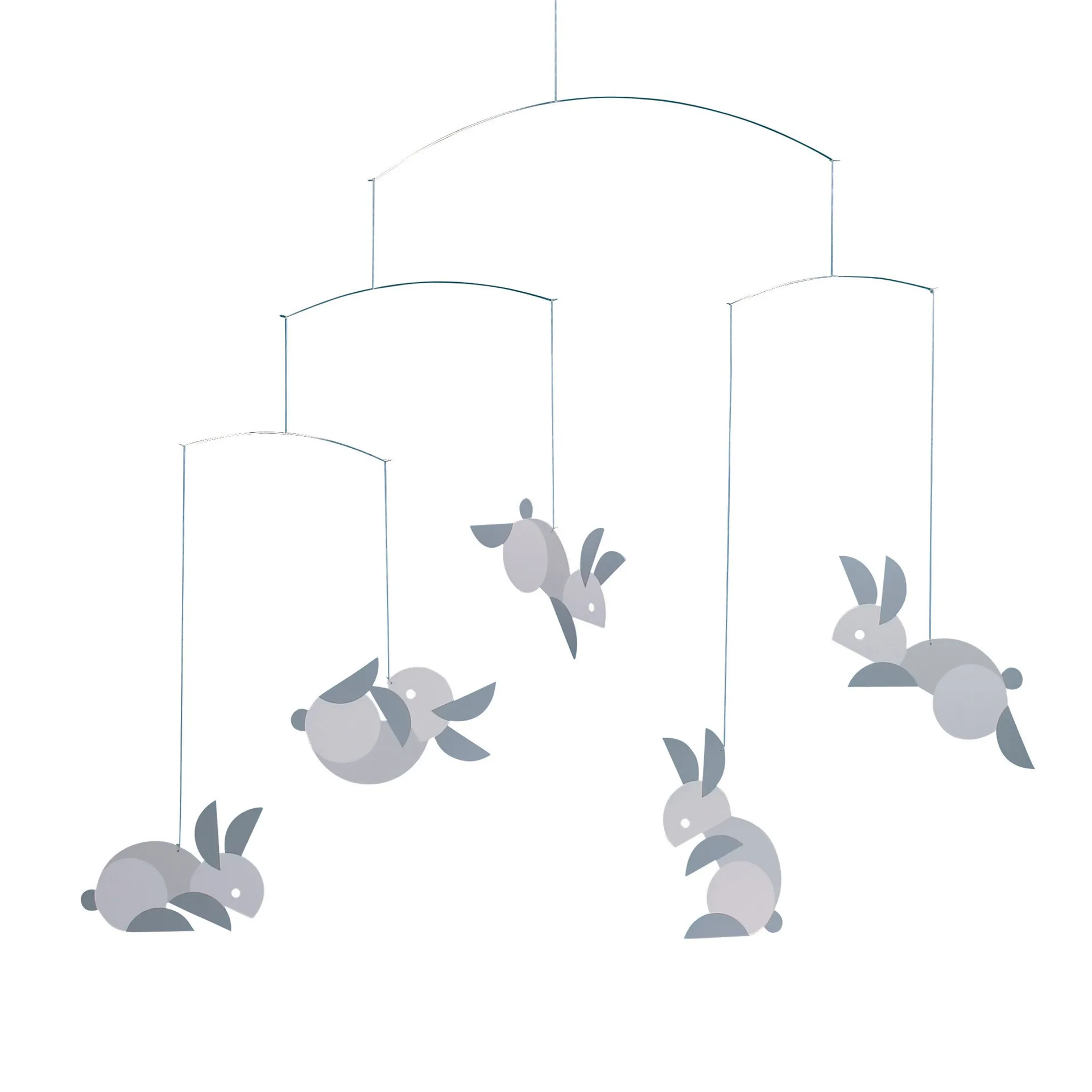 Circular bunnies uro, multi Flensted Mobiles