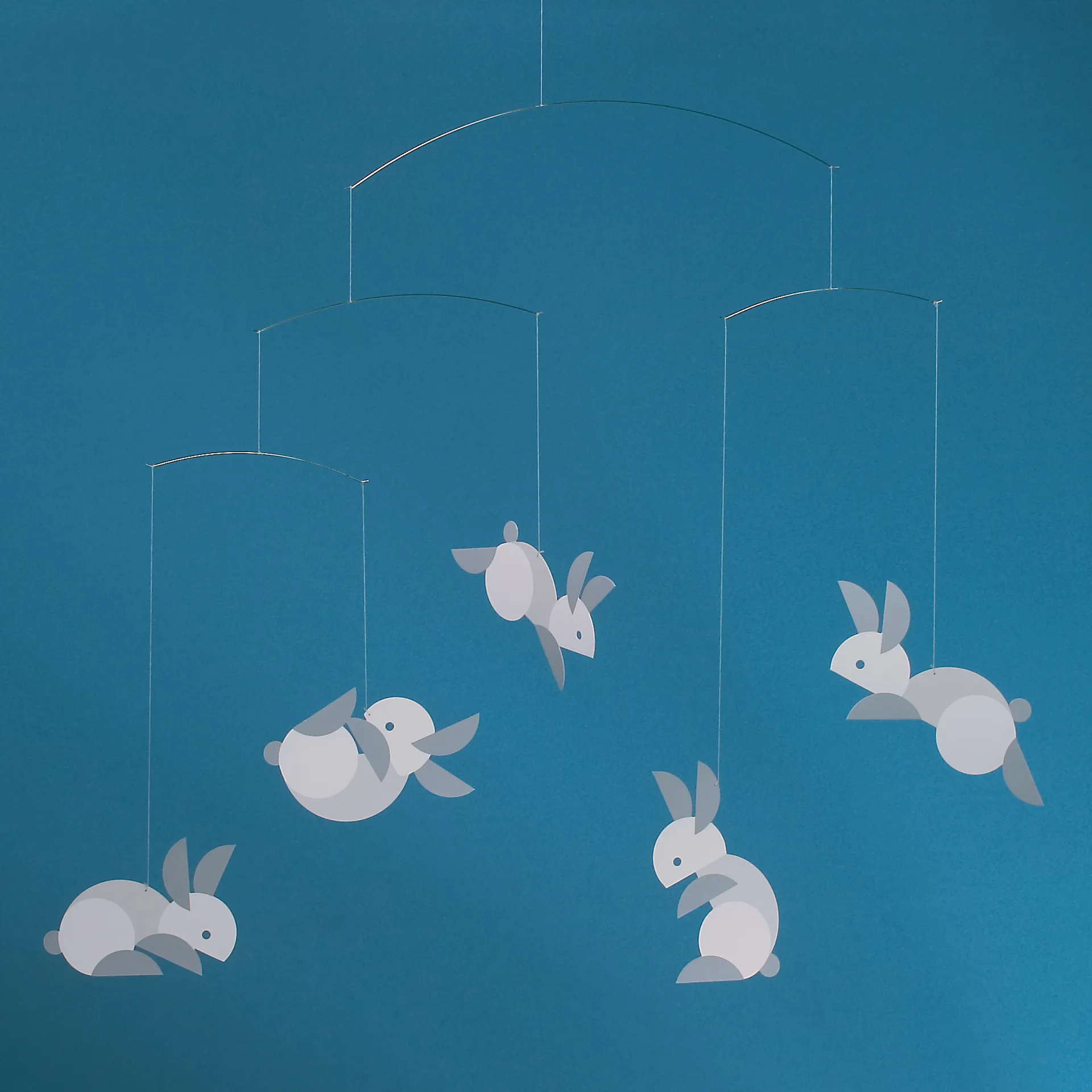Circular bunnies uro, multi Flensted Mobiles