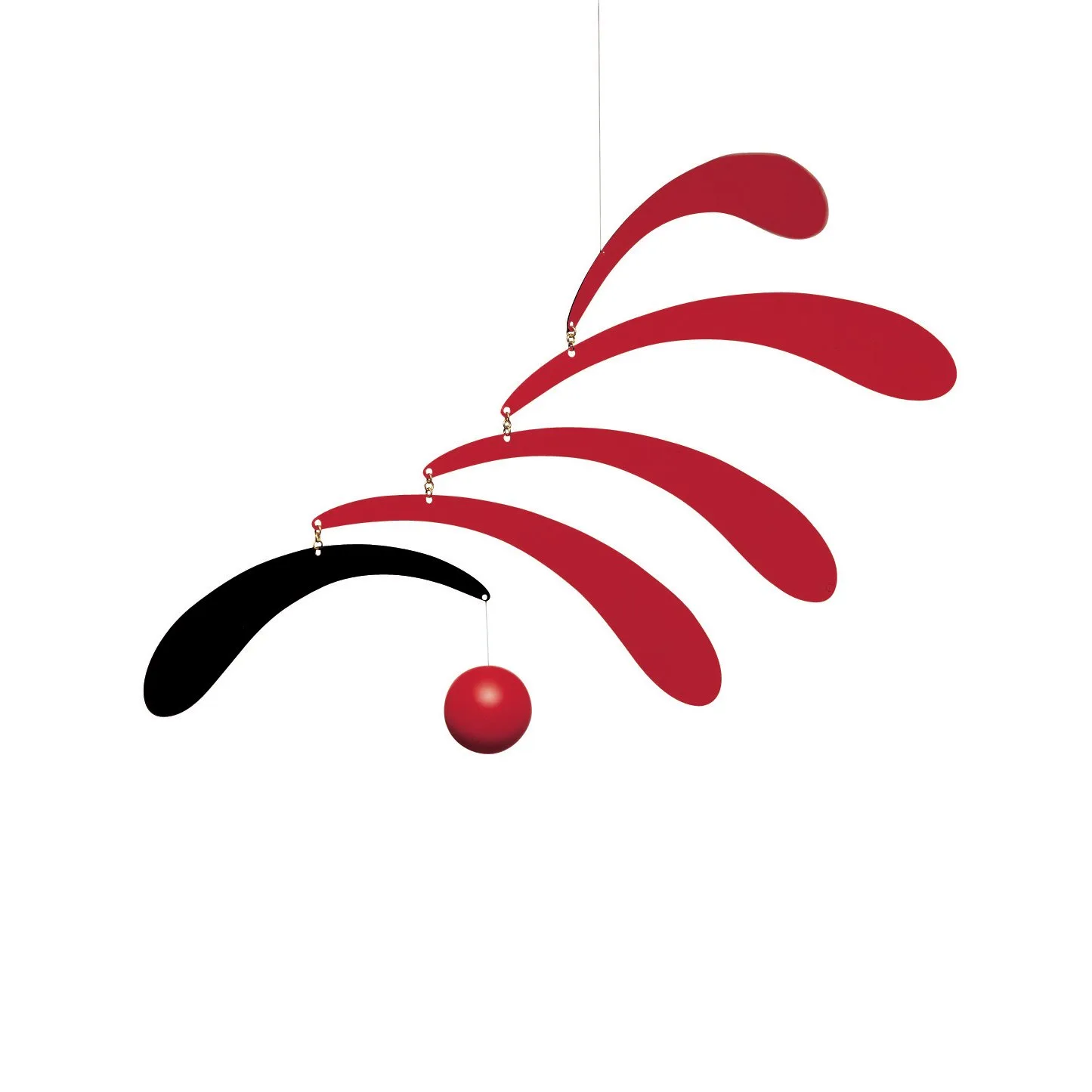 Flowing Rythm uro, rød Flensted Mobiles