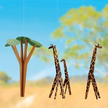 Giraffes on the Savannah uro - multi - Flensted Mobiles