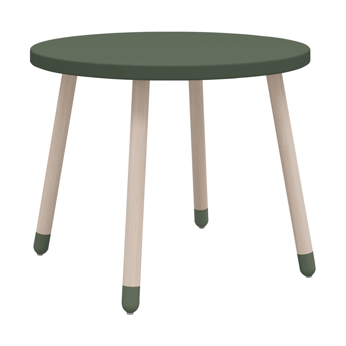 FLEXA Dots lekebord Ø60 cm Dyp grønn