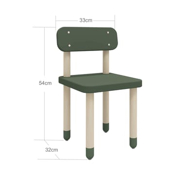 Dots stol - Grønn - FLEXA