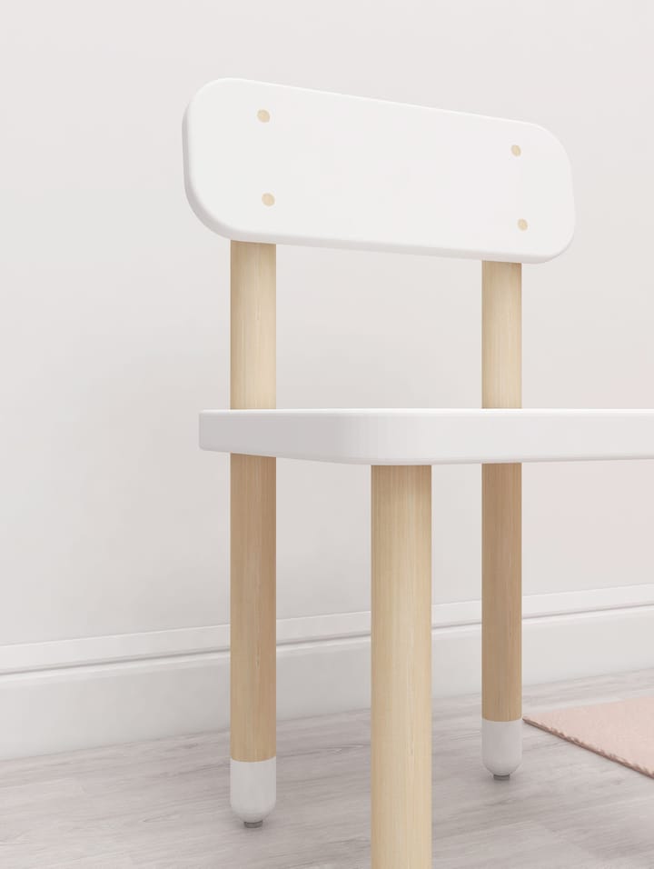 Dots stol, Hvit FLEXA