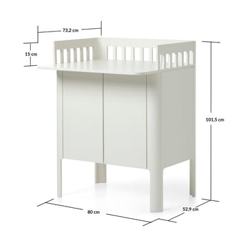 Nova stellebord 80x101 cm - Cream - FLEXA