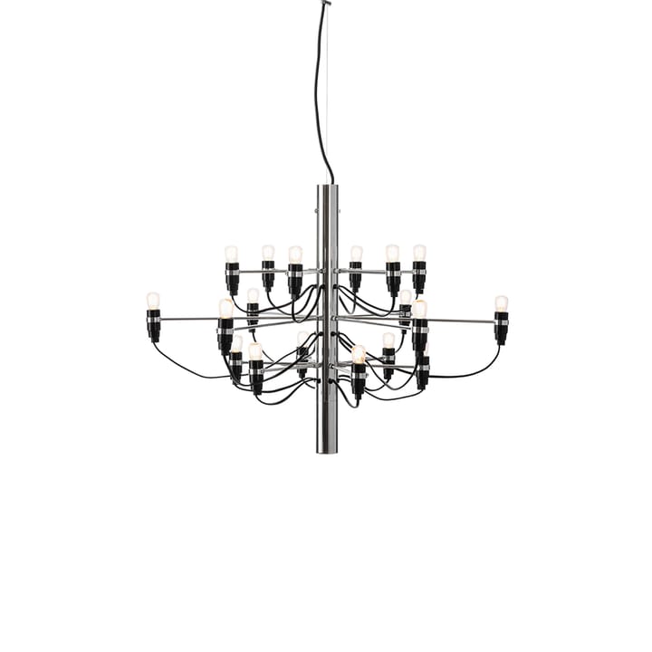 2097 Sarfatti lysekrone LED, Krom 18 lamper Flos