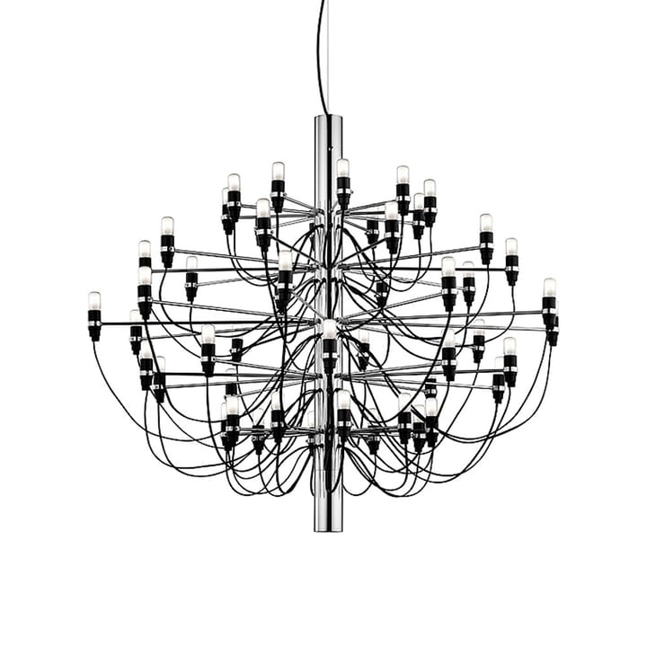 2097 Sarfatti lysekrone LED - Krom 50 lamper - Flos