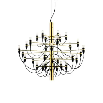 2097 Sarfatti lysekrone - Messing 30 lamper - Flos