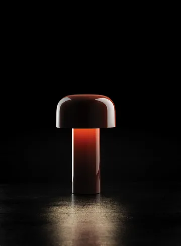 Bellhop bordlampe portabel - Brick red, IP54 (innendørs/utendørs) - Flos