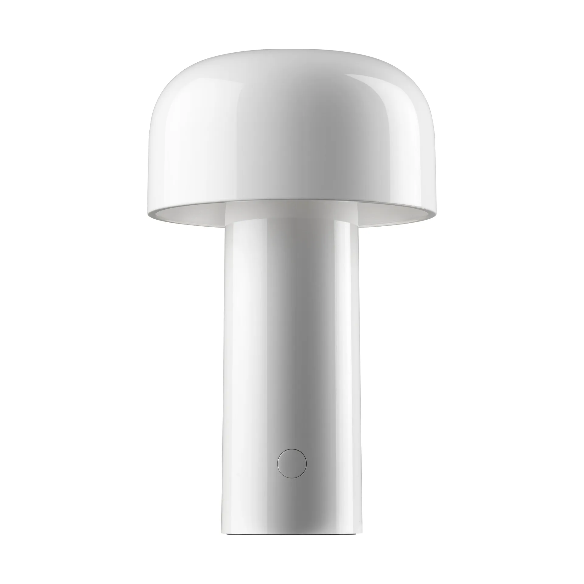 Bellhop bordlampe portabel, White, IP54 (innendørs/utendørs) Flos