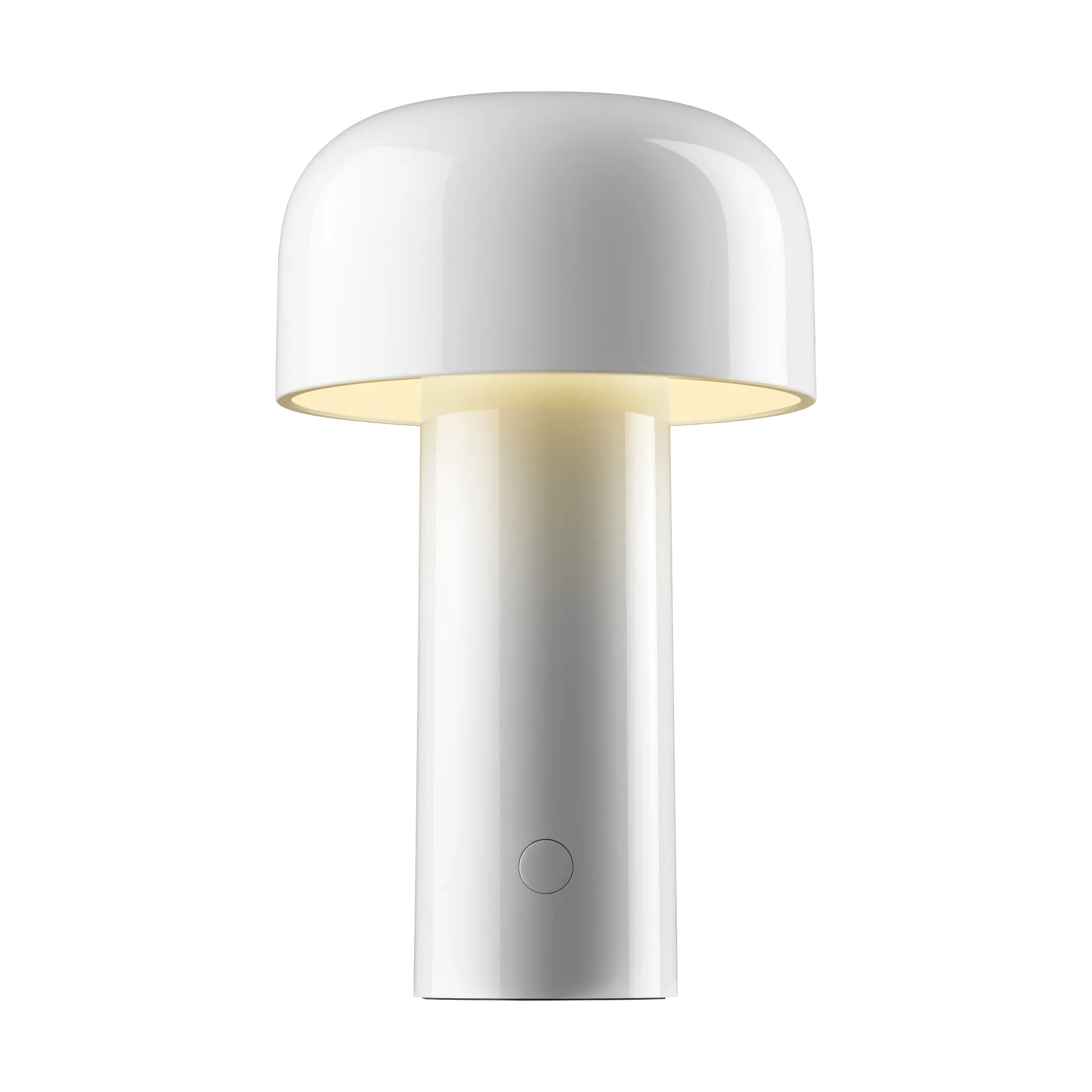 Bellhop bordlampe portabel, White, IP54 (innendørs/utendørs) Flos