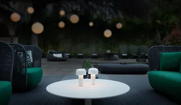 Bellhop bordlampe portabel - White - Flos