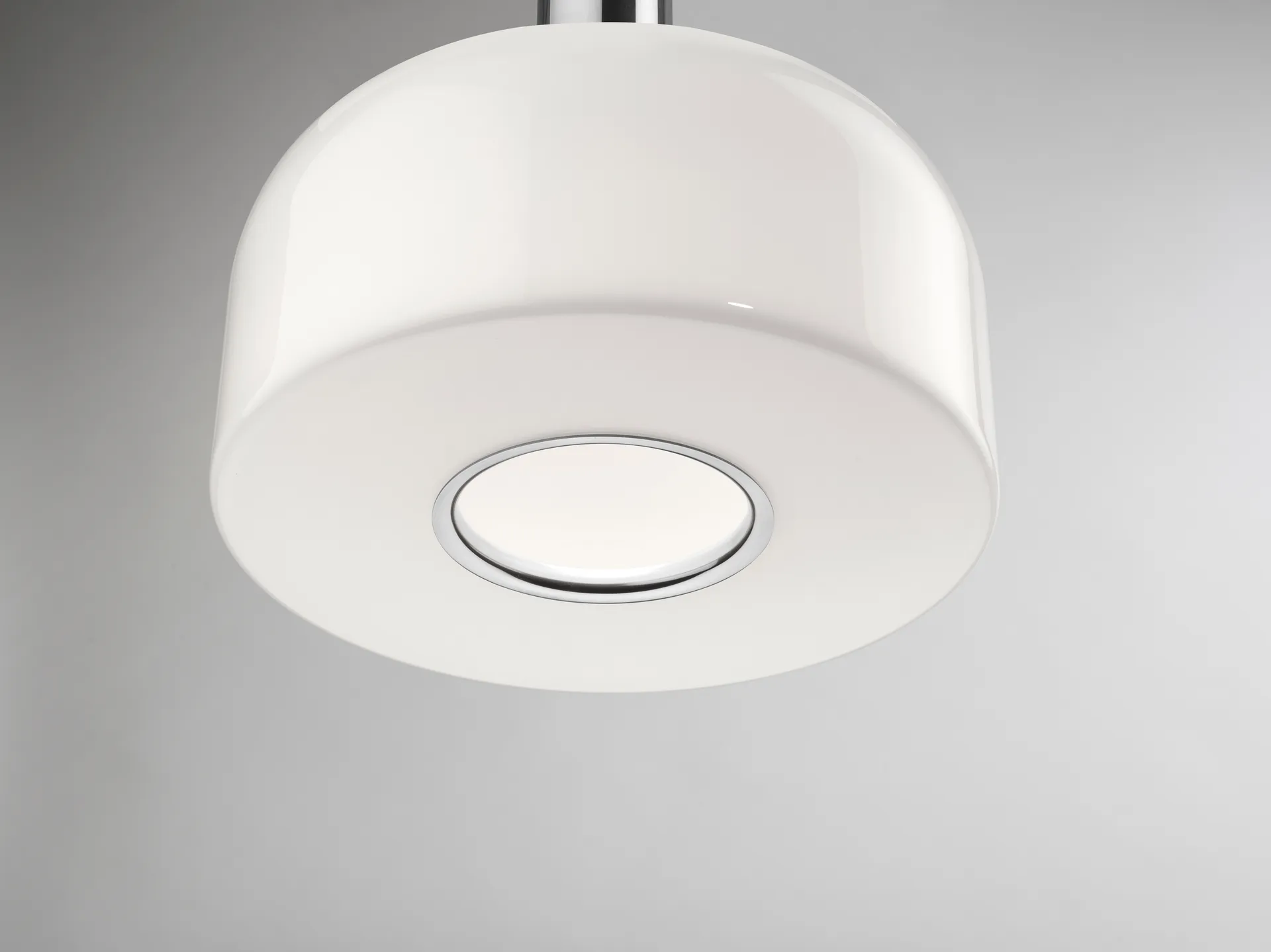 Bellhop Glass S1 pendel, Bright aluminum Flos