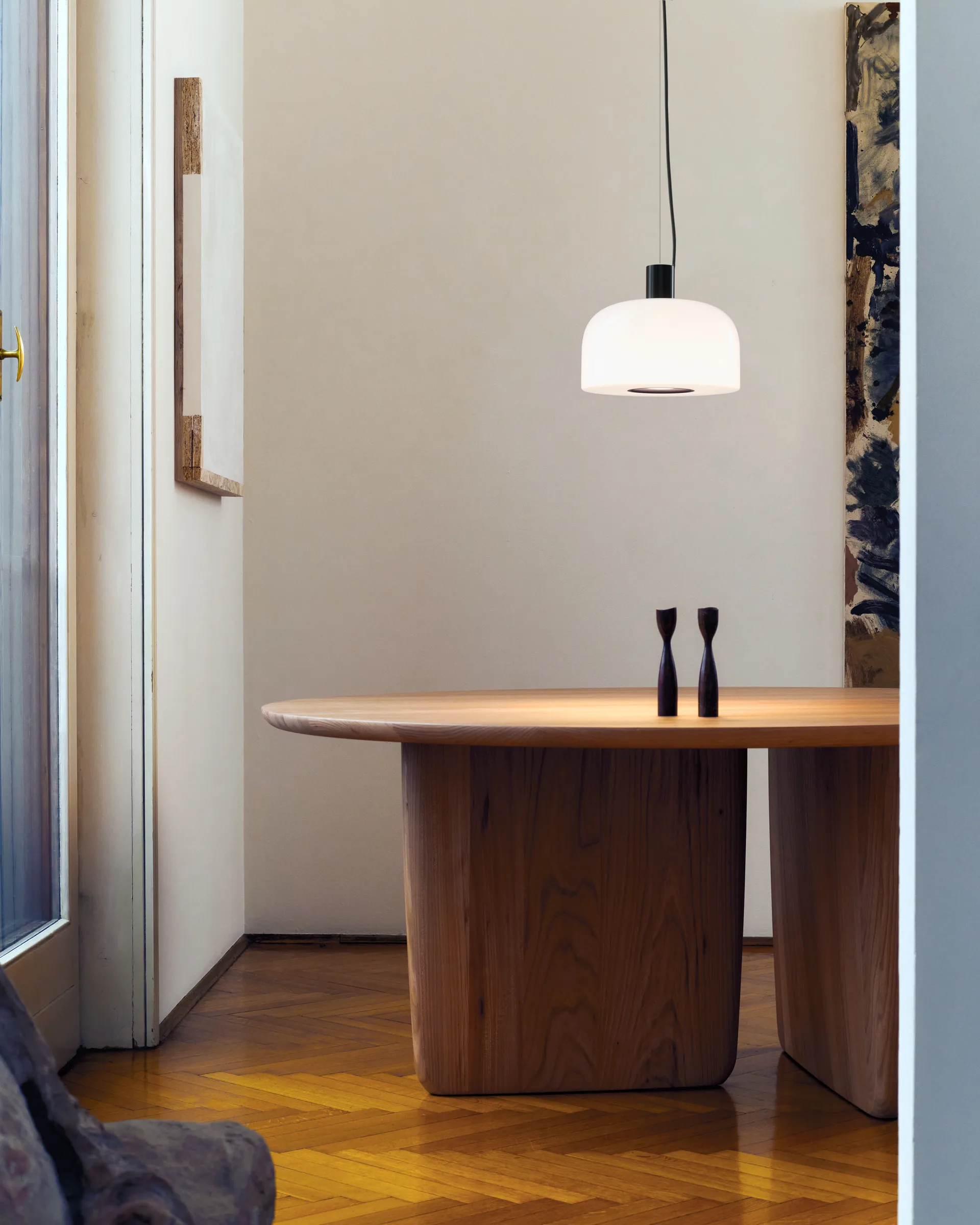 Bellhop Glass S1 pendel, Cioko Flos