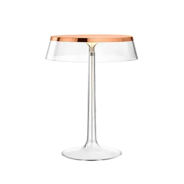 Bon Jour T bordlampe - Copper-transparent skjerm - Flos