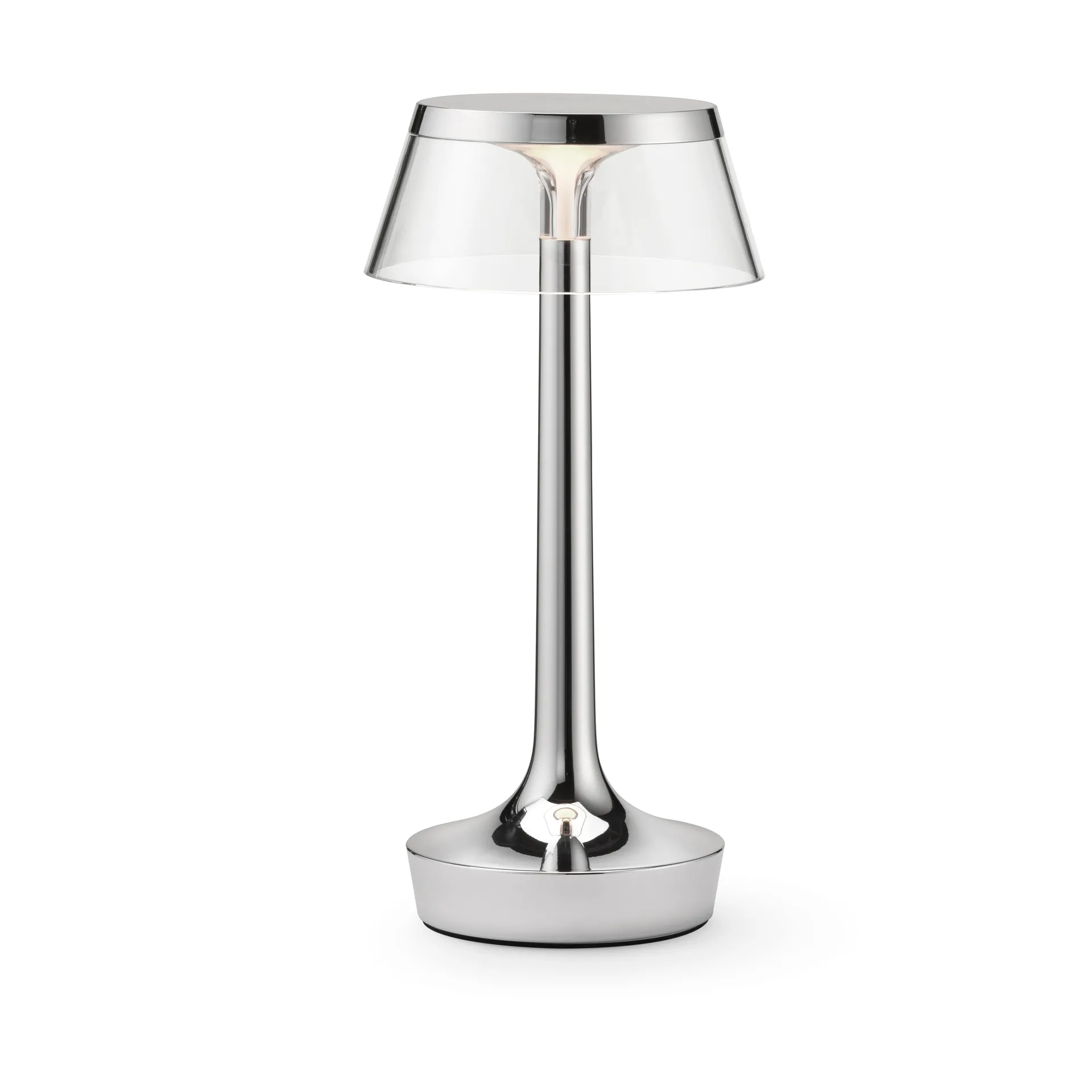 Bon Jour Unplugged bordlampe, Chrome Flos